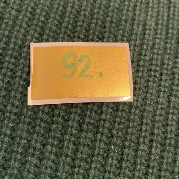 J. McLaughlin Cashmere & Wool Deep Green V-Neck Ribbed Sweater. Size S - Picture 7 of 7